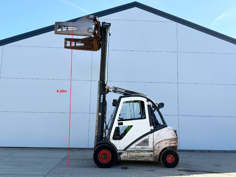 Chariot élévateur diesel Linde H35D - German Machine Side Shift Fork Positioners: photos 17