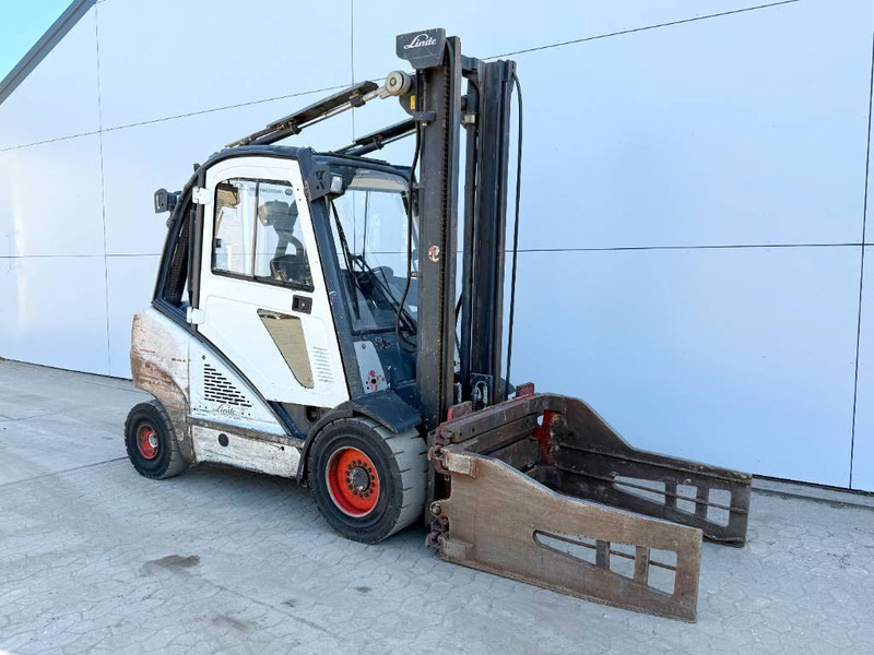 Chariot élévateur diesel Linde H35D - German Machine Side Shift Fork Positioners: photos 7