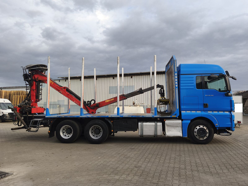 MAN TGX 26.500 Holz-LKW Euro6 6x4 Holztransporter m Palfinger (16) - Camion grumier, Camion grue: photos 4 MAN TGX 26.500 Holz-LKW Euro6 6x4 Holztransporter m Palfinger (16) - Camion grumier, Camion grue: photos 4