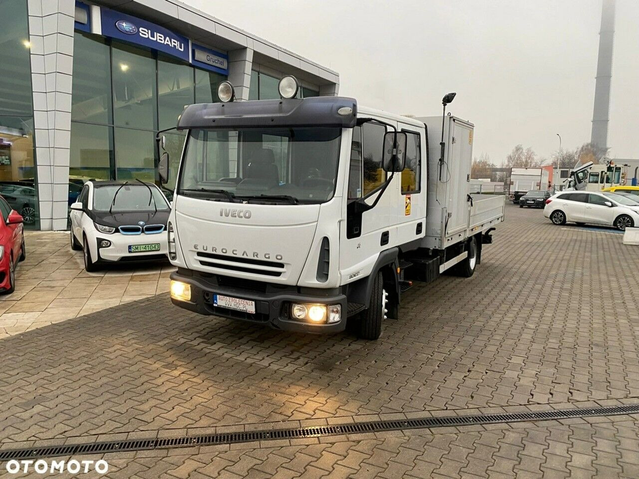 Iveco Eurocargo ML80E17 / HDS HMF / 1 Owner / Doka Iveco Eurocargo ML80E17 / HDS HMF / 1 Owner / Doka - Camion plateau, Camion grue: photos 5 Iveco Eurocargo ML80E17 / HDS HMF / 1 Owner / Doka Iveco Eurocargo ML80E17 / HDS HMF / 1 Owner / Doka - Camion plateau, Camion grue: photos 5