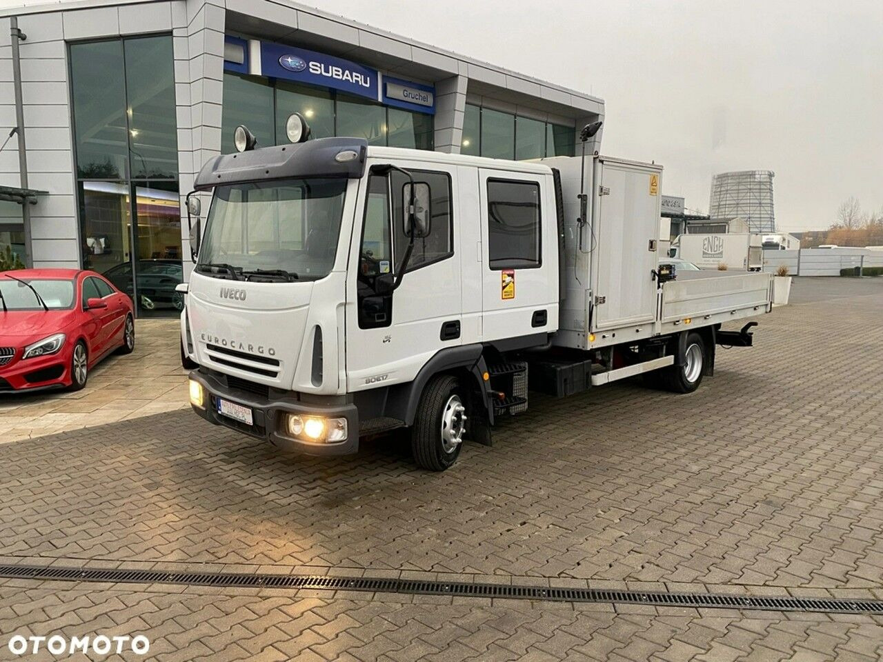 Iveco Eurocargo ML80E17 / HDS HMF / 1 Owner / Doka - Camion plateau, Camion grue: photos 4 Iveco Eurocargo ML80E17 / HDS HMF / 1 Owner / Doka - Camion plateau, Camion grue: photos 4