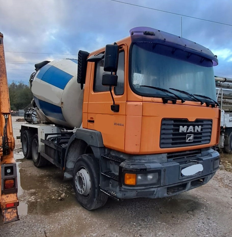 MAN FE 410A 6x4 mixer - 7m3 - euro 3 - Camion malaxeur: photos 2 MAN FE 410A 6x4 mixer - 7m3 - euro 3 - Camion malaxeur: photos 2