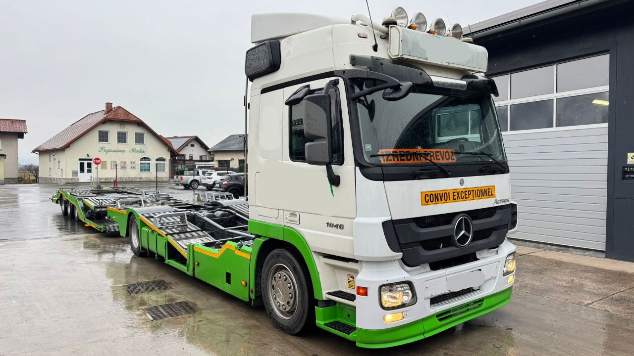 Mercedes-Benz Actros 1846 4x2 LKW transporter + Boerner trailer - Camion porte-voitures: photos 3 Mercedes-Benz Actros 1846 4x2 LKW transporter + Boerner trailer - Camion porte-voitures: photos 3