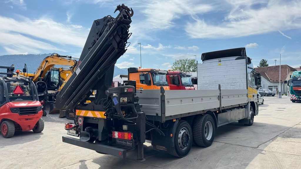Mercedes-Benz Actros 2541 6x2 stake body - Hiab XS 144 Hipro 17.3M - Camion plateau, Camion grue: photos 5 Mercedes-Benz Actros 2541 6x2 stake body - Hiab XS 144 Hipro 17.3M - Camion plateau, Camion grue: photos 5