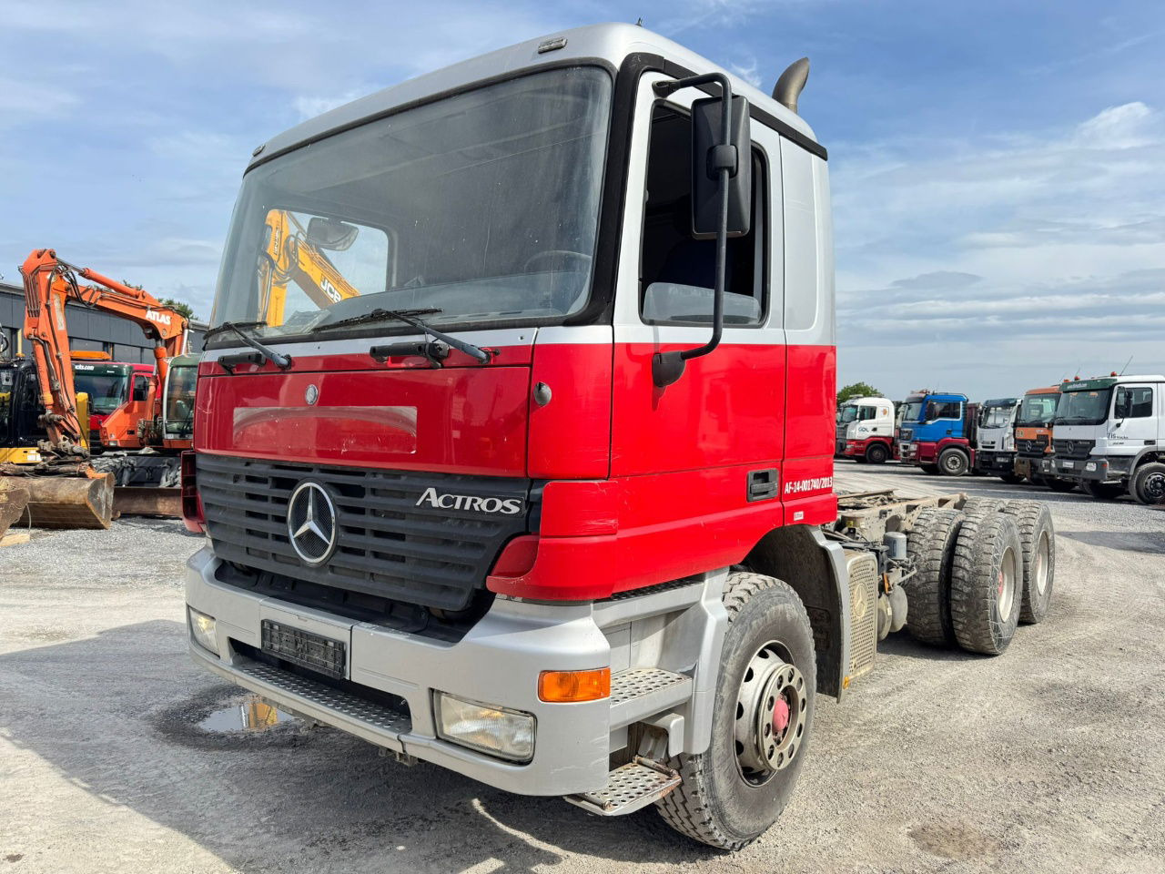 Mercedes-Benz Actros 2631 6x4 chassis - spring - Châssis cabine: photos 1 Mercedes-Benz Actros 2631 6x4 chassis - spring - Châssis cabine: photos 1
