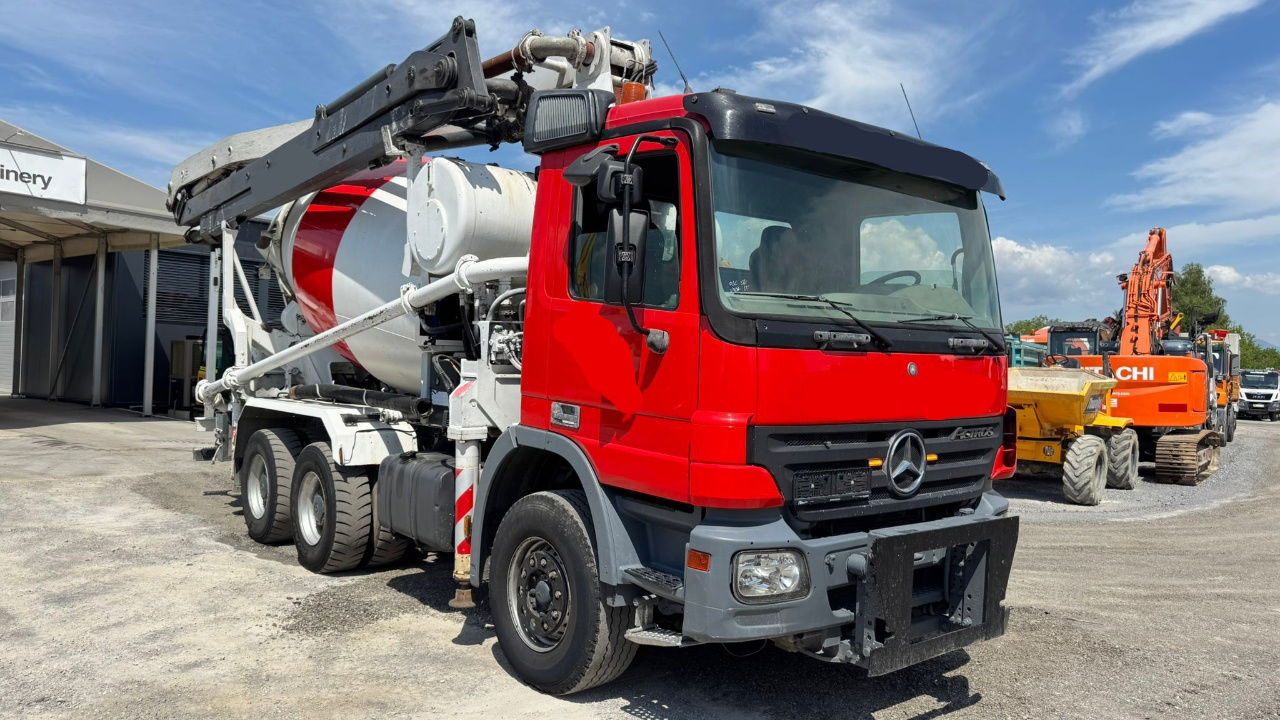 Mercedes-Benz Actros 3341 6x4 7m3 + 24m Cifa - Camion malaxeur: photos 3 Mercedes-Benz Actros 3341 6x4 7m3 + 24m Cifa - Camion malaxeur: photos 3