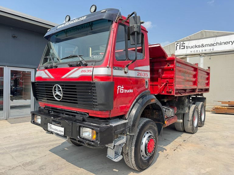 Mercedes-Benz SK 2635 AK 6x6 meiller tipper - big axle - Camion benne: photos 1 Mercedes-Benz SK 2635 AK 6x6 meiller tipper - big axle - Camion benne: photos 1