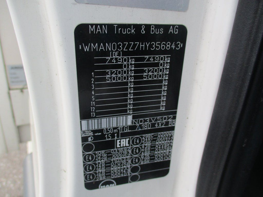 Fourgon MAN TGL 7.180: photos 19