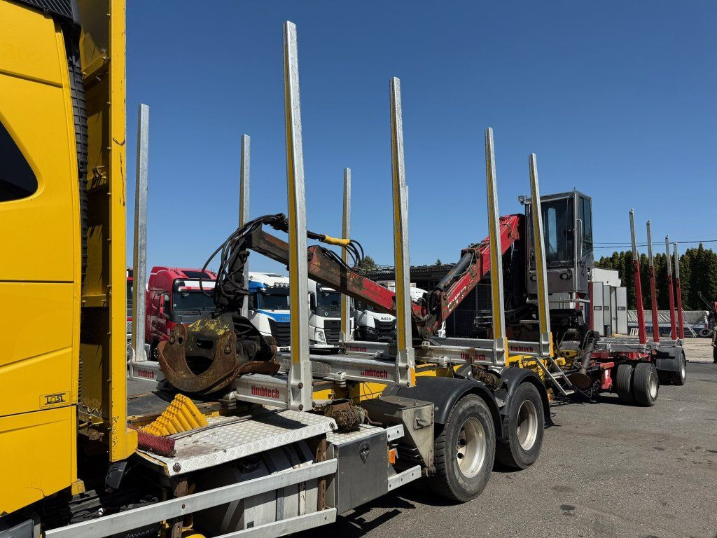 Volvo FH 16 750 6x4 + Fliegl - Camion grumier, Camion grue: photos 4 Volvo FH 16 750 6x4 + Fliegl - Camion grumier, Camion grue: photos 4