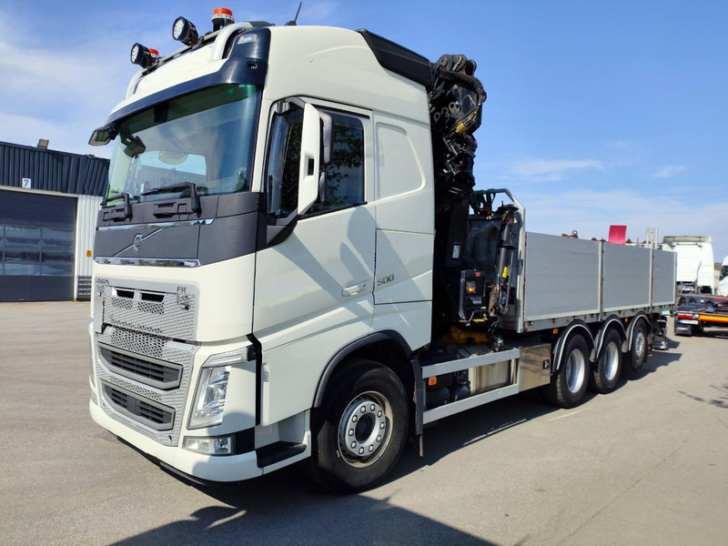 Volvo FH 500 | 8X4 | HIAB 408 E-6 | JIB 70X-4 | TULOSSA - Camion plateau, Camion grue: photos 1 Volvo FH 500 | 8X4 | HIAB 408 E-6 | JIB 70X-4 | TULOSSA - Camion plateau, Camion grue: photos 1