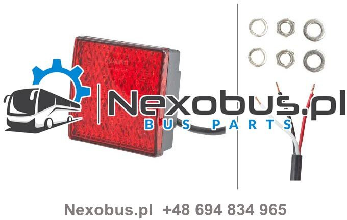 Lampa tył stop pozycja LED Vanhool T915 T916 T917 - Feu arrière pour Bus: photos 1 Lampa tył stop pozycja LED Vanhool T915 T916 T917 - Feu arrière pour Bus: photos 1