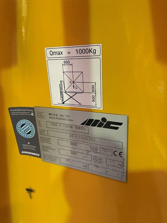 5 (five) scissor pallet truck with electric drive and quick lift pump Jungheinrich model TMX-E 10 - Transpalette: photos 2 5 (five) scissor pallet truck with electric drive and quick lift pump Jungheinrich model TMX-E 10 - Transpalette: photos 2