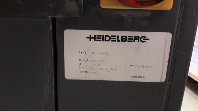 Heidelberg QM 46-2 two-color offset press - Presse offset: photos 2 Heidelberg QM 46-2 two-color offset press - Presse offset: photos 2
