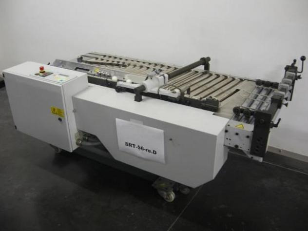 Heidelberg steel mobile, height-adjustable SRT 56 F-re-D inclined roller table (finishing station) - Plieuse de bureau: photos 2 Heidelberg steel mobile, height-adjustable SRT 56 F-re-D inclined roller table (finishing station) - Plieuse de bureau: photos 2