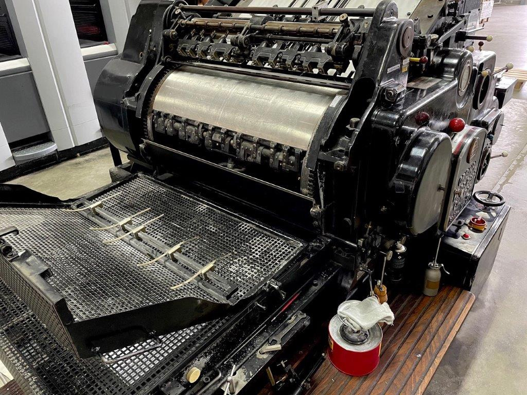 Original Heidelberg Zylinder OHZ SBB size 56 x 82 cm only for die cutting - Relieuse: photos 4 Original Heidelberg Zylinder OHZ SBB size 56 x 82 cm only for die cutting - Relieuse: photos 4