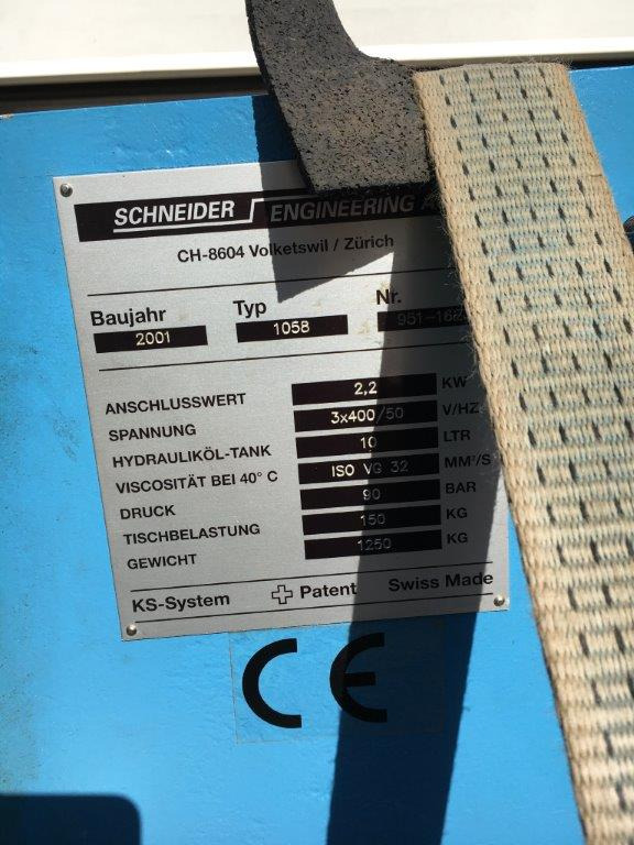 Schneider Enginneering Stacker (Transomat) Model 1058 - Massicot: photos 2 Schneider Enginneering Stacker (Transomat) Model 1058 - Massicot: photos 2