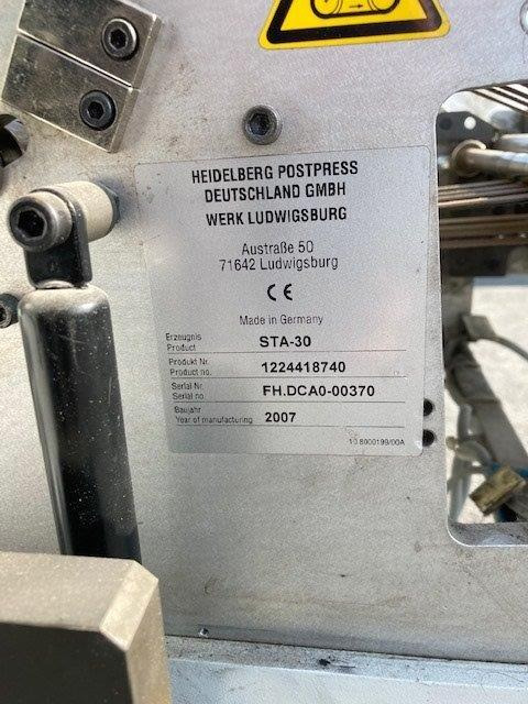 Small Sized Pharmaceutical pocket folding Machine HEIDELBERG STAHLFOLDER Ti 36-6-F-T with STA-30 and additional Kbi-36 crossfold - Plieuse de bureau: photos 4 Small Sized Pharmaceutical pocket folding Machine HEIDELBERG STAHLFOLDER Ti 36-6-F-T with STA-30 and additional Kbi-36 crossfold - Plieuse de bureau: photos 4