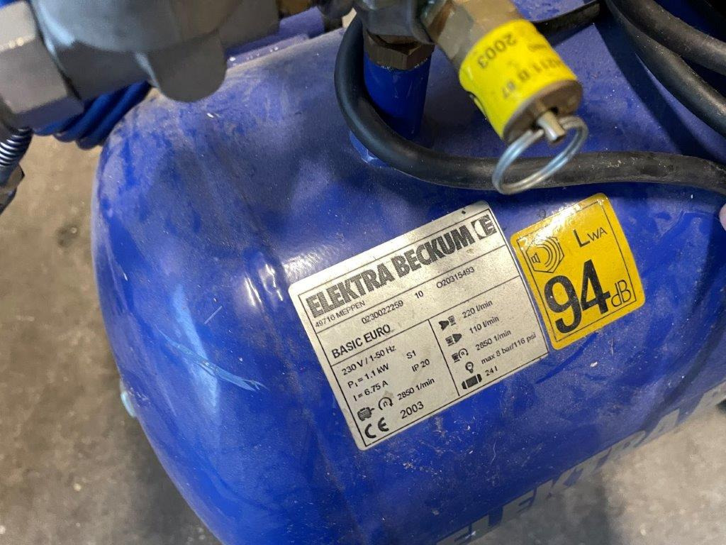 Small compressor Elektra Beckum Basic Euro - Compresseur d'air: photos 2 Small compressor Elektra Beckum Basic Euro - Compresseur d'air: photos 2