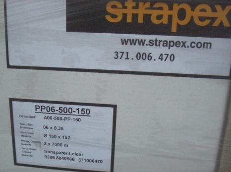 Strapex PP strap for automatic strapping machines - Machine d'emballage et de conditionnement: photos 2 Strapex PP strap for automatic strapping machines - Machine d'emballage et de conditionnement: photos 2