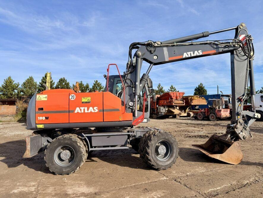 Atlas 190W - Pelle sur pneus: photos 1 Atlas 190W - Pelle sur pneus: photos 1