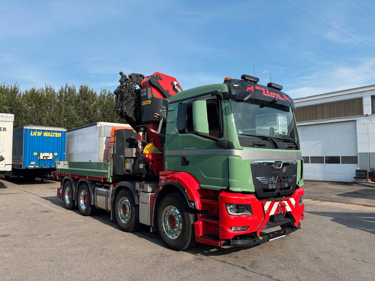 MAN TGS 41.510 Palfinger PK 58.002 - Camion plateau, Camion grue: photos 2 MAN TGS 41.510 Palfinger PK 58.002 - Camion plateau, Camion grue: photos 2