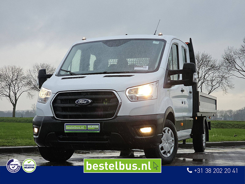 Ford Transit 2.0 L4 Open-Laadbak DC ! - Fourgon plateau: photos 1 Ford Transit 2.0 L4 Open-Laadbak DC ! - Fourgon plateau: photos 1