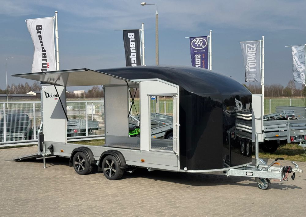 Debon C1000 - kryta laweta | 490 x 202 cm / 3500kg / felgi ALU / wciągarka elektryczna - Remorque fourgon: photos 1 Debon C1000 - kryta laweta | 490 x 202 cm / 3500kg / felgi ALU / wciągarka elektryczna - Remorque fourgon: photos 1