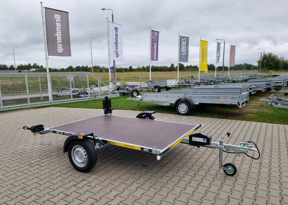 LORRIES PT75-2617 - 255 x 170 cm / 750 kg opuszczana platforma pod quady Can-Am, CF-Moto, Polaris, Spyder - Remorque pour moto: photos 2 LORRIES PT75-2617 - 255 x 170 cm / 750 kg opuszczana platforma pod quady Can-Am, CF-Moto, Polaris, Spyder - Remorque pour moto: photos 2