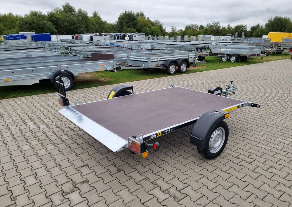 LORRIES PT75-2617 - 255 x 170 cm / 750 kg opuszczana platforma pod quady Can-Am, CF-Moto, Polaris, Spyder - Remorque pour moto: photos 4 LORRIES PT75-2617 - 255 x 170 cm / 750 kg opuszczana platforma pod quady Can-Am, CF-Moto, Polaris, Spyder - Remorque pour moto: photos 4