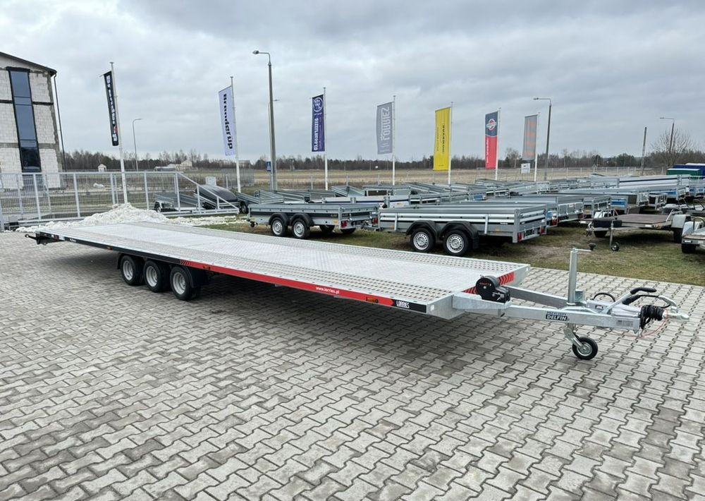 Lorries PL35-8521 laweta na dwa auta 3500kg wypełnienie podłogi ALU 3 osie - Remorque porte-voitures: photos 3 Lorries PL35-8521 laweta na dwa auta 3500kg wypełnienie podłogi ALU 3 osie - Remorque porte-voitures: photos 3