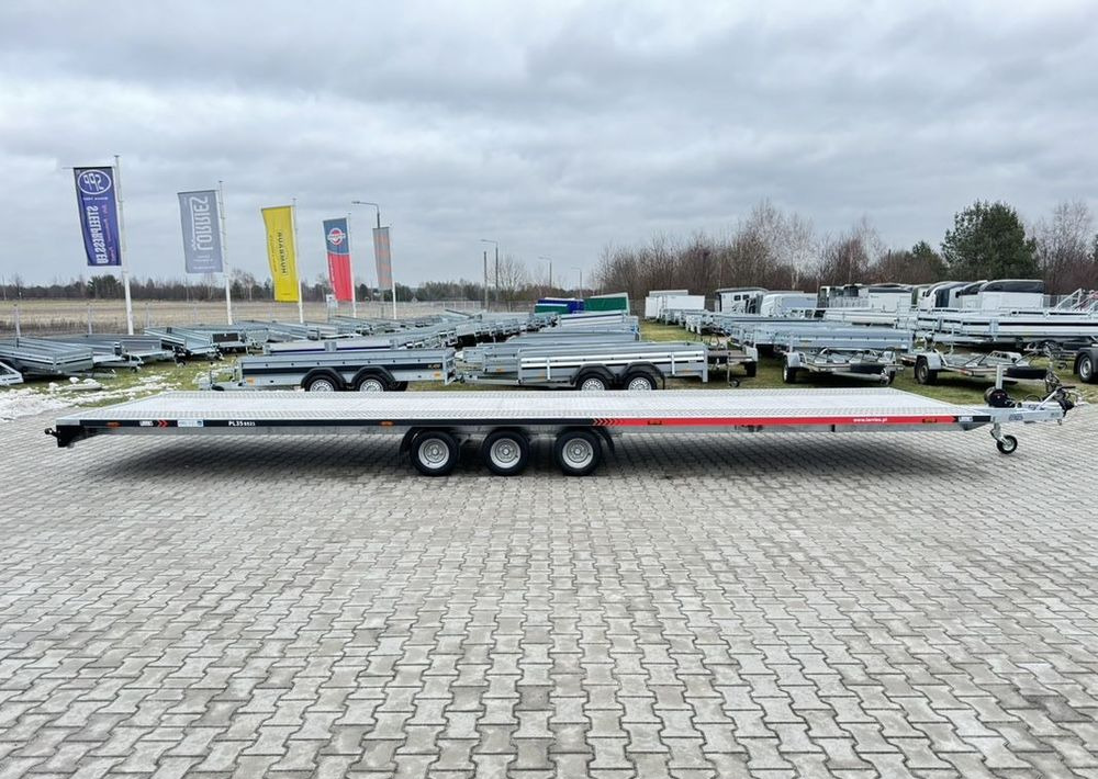 Lorries PL35-8521 laweta na dwa auta 3500kg wypełnienie podłogi ALU 3 osie - Remorque porte-voitures: photos 4 Lorries PL35-8521 laweta na dwa auta 3500kg wypełnienie podłogi ALU 3 osie - Remorque porte-voitures: photos 4
