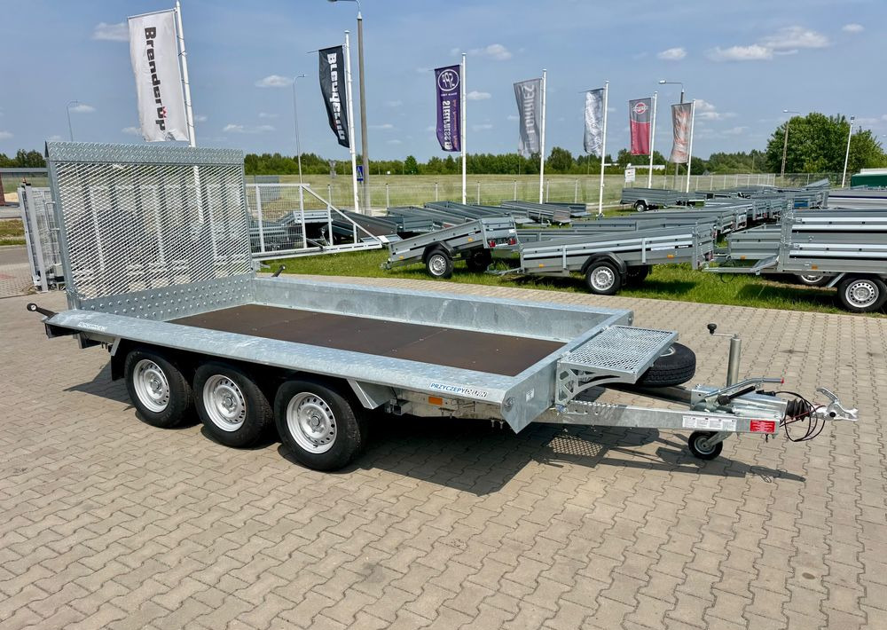 NIEWIADÓW Niewiadów KN401835T - 400 x 185 cm | 2570kg ładowności | trap stalowy | 3-osiowa budowlanka - Remorque porte engin: photos 1 NIEWIADÓW Niewiadów KN401835T - 400 x 185 cm | 2570kg ładowności | trap stalowy | 3-osiowa budowlanka - Remorque porte engin: photos 1