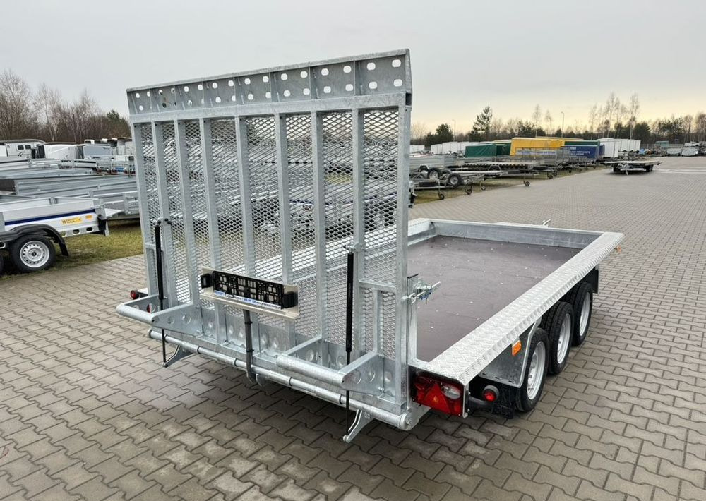 WIOLA B3540 MAX - 400 x 170 cm | 2546kg ładowności | trap stalowy | 3-osiowa budowlanka - Remorque porte engin: photos 5 WIOLA B3540 MAX - 400 x 170 cm | 2546kg ładowności | trap stalowy | 3-osiowa budowlanka - Remorque porte engin: photos 5