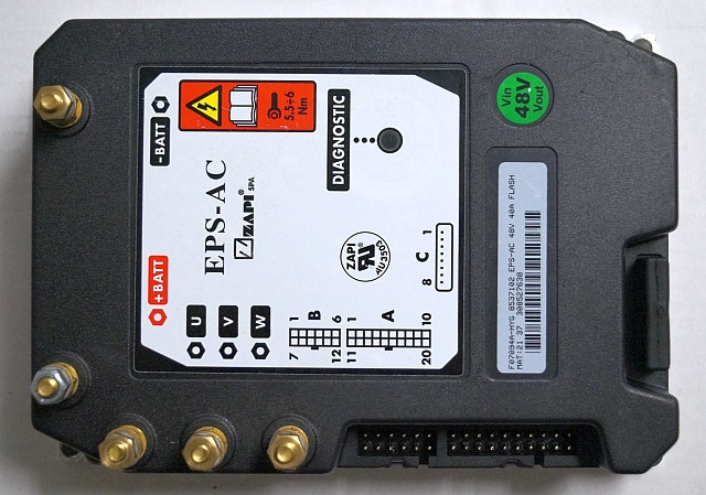 Hyster/Yale 8537102 | Controller Zapi EPS-AC F07094A-HYG 48V 40A Flash mat 21 37 - Bloc de gestion pour Matériel de manutention: photos 1 Hyster/Yale 8537102 | Controller Zapi EPS-AC F07094A-HYG 48V 40A Flash mat 21 37 - Bloc de gestion pour Matériel de manutention: photos 1
