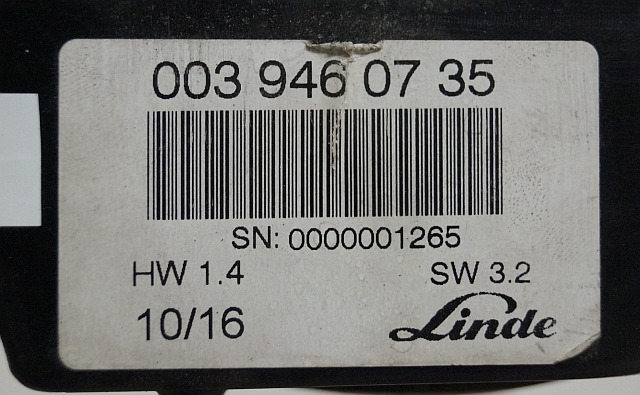 Linde 0039460735 | Display SW3.2 HW 1,4 sn. 0000001265 - Panel de instrumentos pour Matériel de manutention: photos 2 Linde 0039460735 | Display SW3.2 HW 1,4 sn. 0000001265 - Panel de instrumentos pour Matériel de manutention: photos 2
