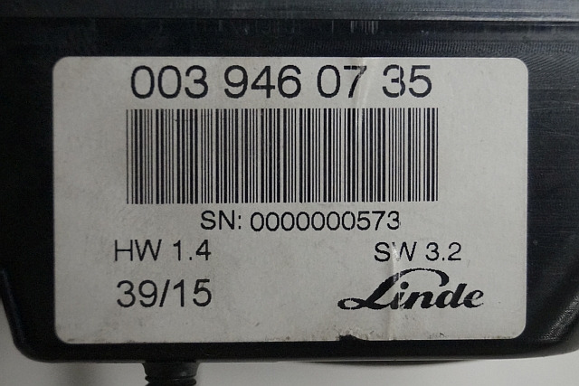 Linde 0039460735 | Display SW3,2 HW1.4 sn 0000000573 - Panel de instrumentos pour Matériel de manutention: photos 2 Linde 0039460735 | Display SW3,2 HW1.4 sn 0000000573 - Panel de instrumentos pour Matériel de manutention: photos 2
