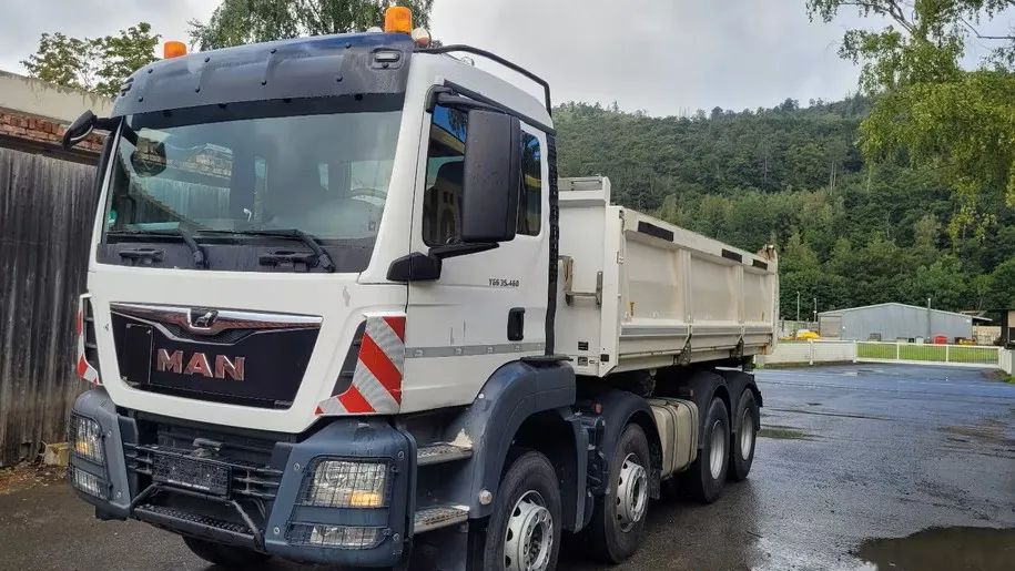 MAN TGS 35.460 8x4 – wywrotka 3-stronna MEILLER + Bordmatic + plandeka rolowana+Euro6+Retarder - Camion benne: photos 1 MAN TGS 35.460 8x4 – wywrotka 3-stronna MEILLER + Bordmatic + plandeka rolowana+Euro6+Retarder - Camion benne: photos 1