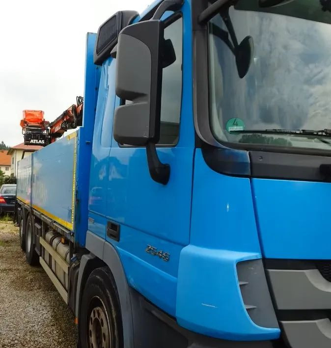 Mercedes-Benz Actros 2546/6x2/455KM/ zabudowana platforma ładunkowa / Kran Atlas 165.2 – żuraw hydrauliczny Atlas z chwytakiem do podnoszenia i przenoszenia ładunków / sterowana oś podnoszona / Euro - Camion plateau, Camion grue: photos 2 Mercedes-Benz Actros 2546/6x2/455KM/ zabudowana platforma ładunkowa / Kran Atlas 165.2 – żuraw hydrauliczny Atlas z chwytakiem do podnoszenia i przenoszenia ładunków / sterowana oś podnoszona / Euro - Camion plateau, Camion grue: photos 2
