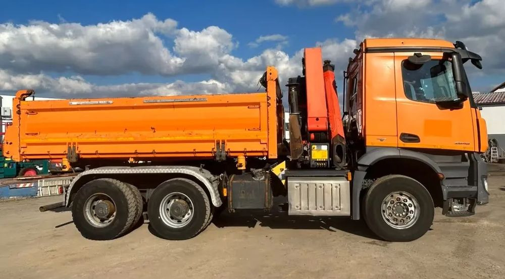 Mercedes-Benz Arocs 2648/3 – 3-stronny wywrotka Meiller / Żuraw Palfinger PK23002 / 2x BORDMATIK / Automatyczna - Camion benne: photos 5 Mercedes-Benz Arocs 2648/3 – 3-stronny wywrotka Meiller / Żuraw Palfinger PK23002 / 2x BORDMATIK / Automatyczna - Camion benne: photos 5