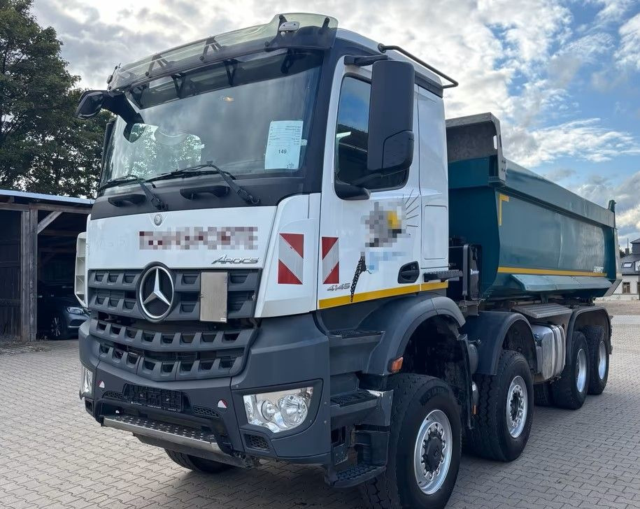 Mercedes-Benz Arocs 4145 AK 8x6 | Wywrotka trójstronna Schmitz Mulde | Klima | Kamera | - Camion benne: photos 2 Mercedes-Benz Arocs 4145 AK 8x6 | Wywrotka trójstronna Schmitz Mulde | Klima | Kamera | - Camion benne: photos 2