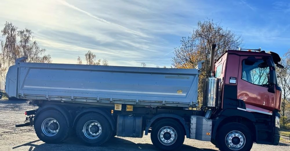 Renault C450 Comfort – 8x4 – Bordmatik – Wywrotka trójstronna - Meiller – ServoTwin – Euro 6 – Tylko 215.704 km !! - Camion benne: photos 5 Renault C450 Comfort – 8x4 – Bordmatik – Wywrotka trójstronna - Meiller – ServoTwin – Euro 6 – Tylko 215.704 km !! - Camion benne: photos 5