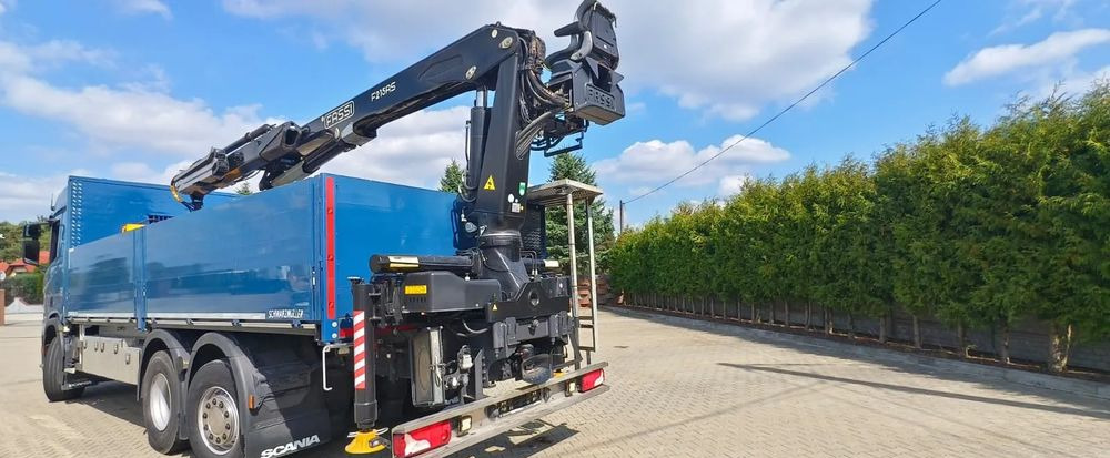 Camion grue, Camion plateau Scania R 500 6x2 z żurawiem Fassi F 215 AS – 2019 – Euro 6 –Retarder -Oś skrętna - Gotowa do pracy!: photos 7
