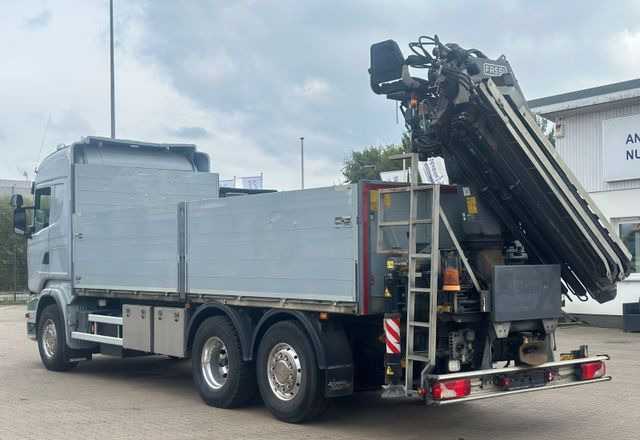 Scania R500 V8 6x2 |platforma budowlana z HDS FASSI F235 sterowanie radiowe | Euro5| Oś tylna: podnoszona i skrętna - Camion plateau, Camion grue: photos 5 Scania R500 V8 6x2 |platforma budowlana z HDS FASSI F235 sterowanie radiowe | Euro5| Oś tylna: podnoszona i skrętna - Camion plateau, Camion grue: photos 5