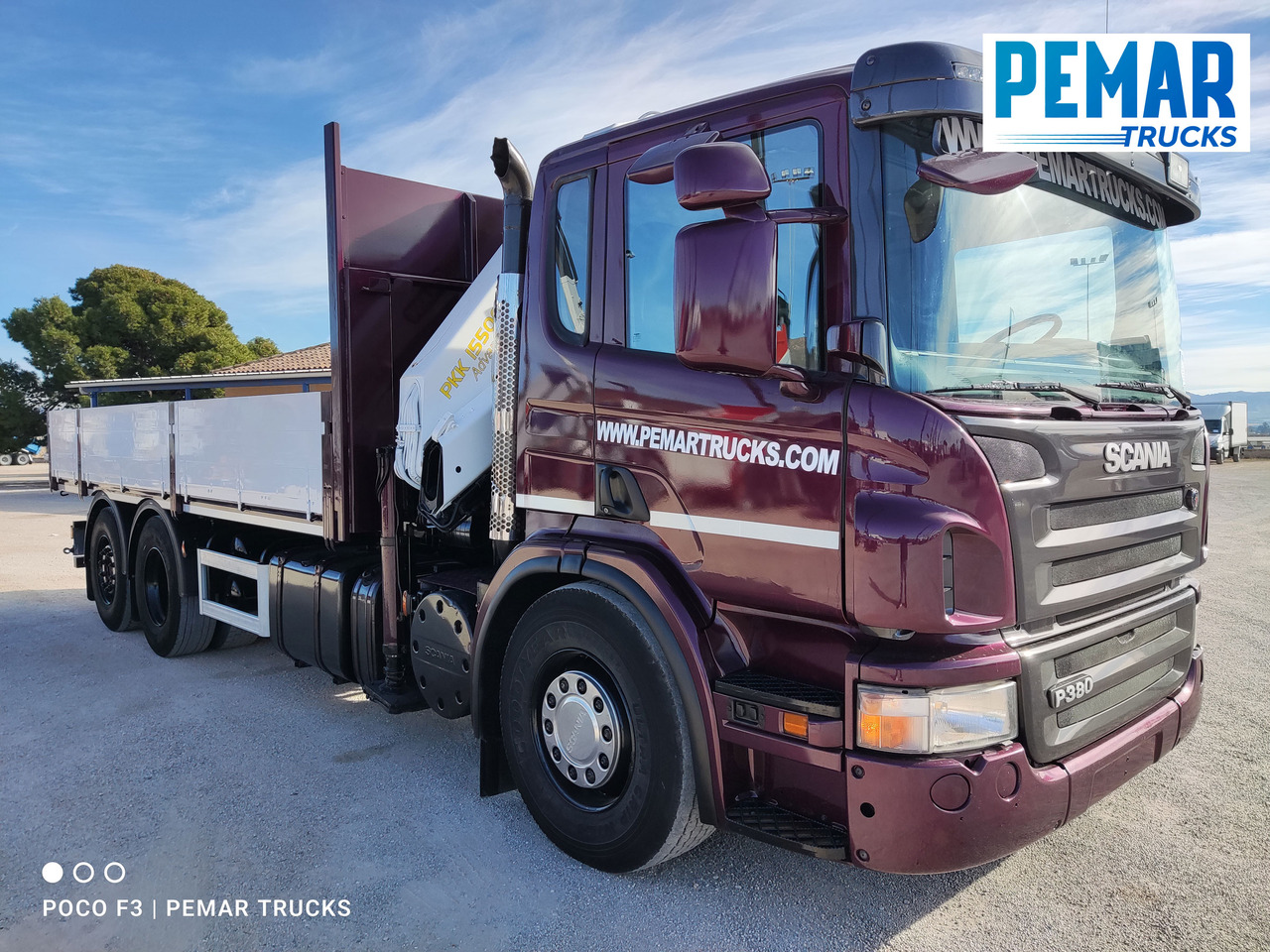 SCANIA P 380 6X2 GRUA BASCULANTE - Camion benne, Camion grue: photos 4 SCANIA P 380 6X2 GRUA BASCULANTE - Camion benne, Camion grue: photos 4