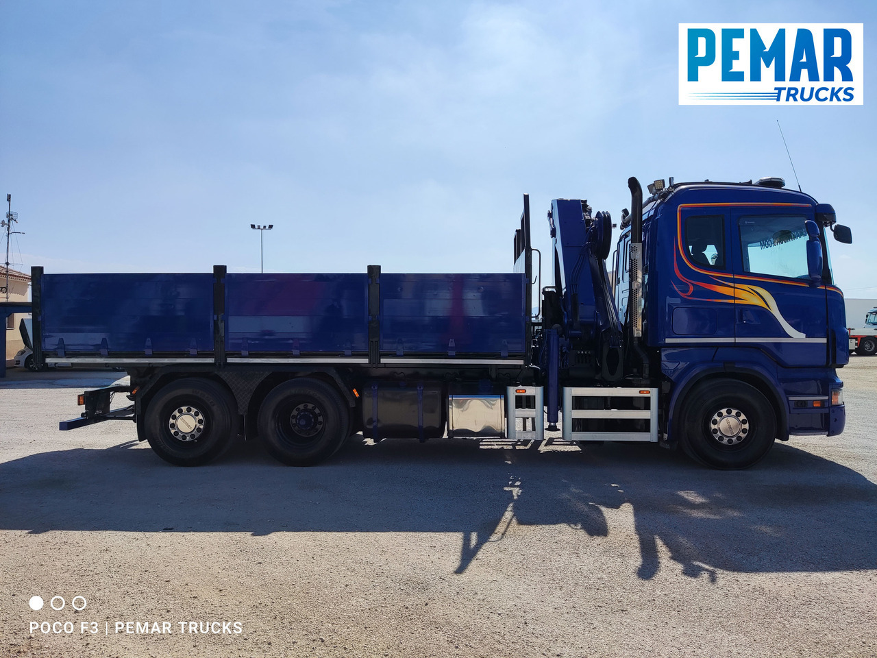 SCANIA R 420 6X2 GRUA PALFINGER PK 23002 BASCULANTE - Camion benne, Camion grue: photos 5 SCANIA R 420 6X2 GRUA PALFINGER PK 23002 BASCULANTE - Camion benne, Camion grue: photos 5