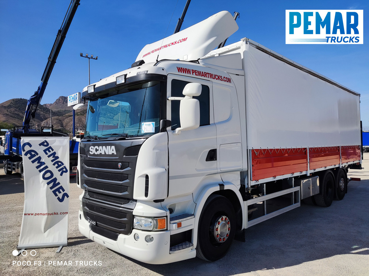 SCANIA R 440 6X2 SEMITAUTLINER - Camion à rideaux coulissants: photos 1 SCANIA R 440 6X2 SEMITAUTLINER - Camion à rideaux coulissants: photos 1