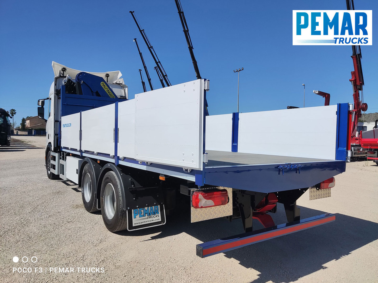 Camion grue SCANIA R 520 6X2 GRUA CAJA FIJA: photos 11