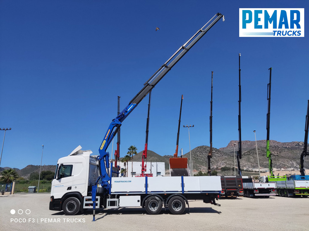 Camion grue SCANIA R 520 6X2 GRUA CAJA FIJA: photos 19