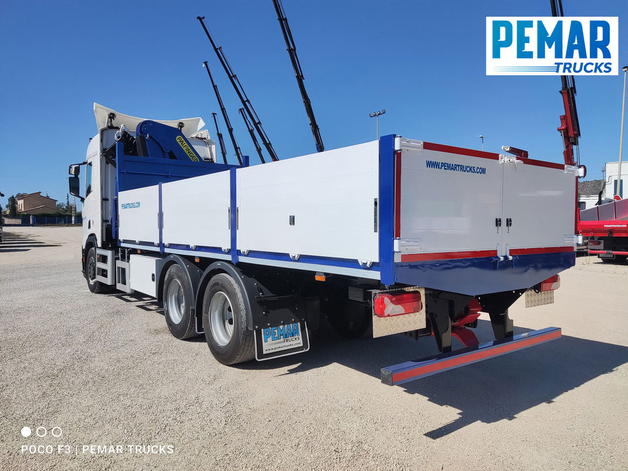 Camion grue SCANIA R 520 6X2 GRUA CAJA FIJA: photos 9