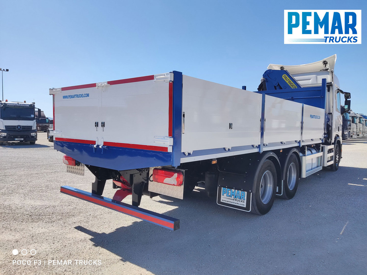 Camion grue SCANIA R 520 6X2 GRUA CAJA FIJA: photos 7